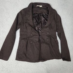 Elegant Charcoal Blazer Jacket